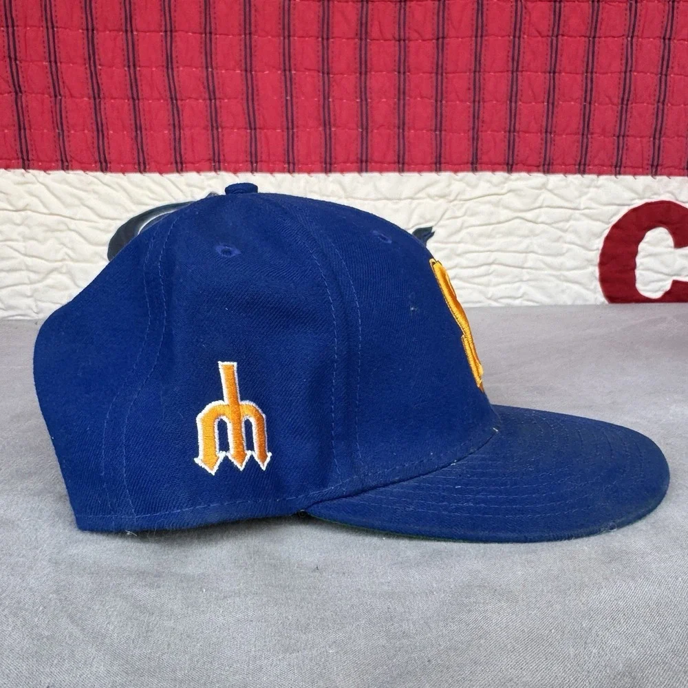 Seattle Mariner New‎ Era Adjustable Hat Blue Cooperstown Collection